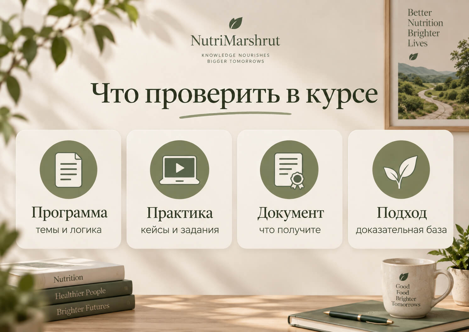 Выбор курса нутрициологии и диетологии