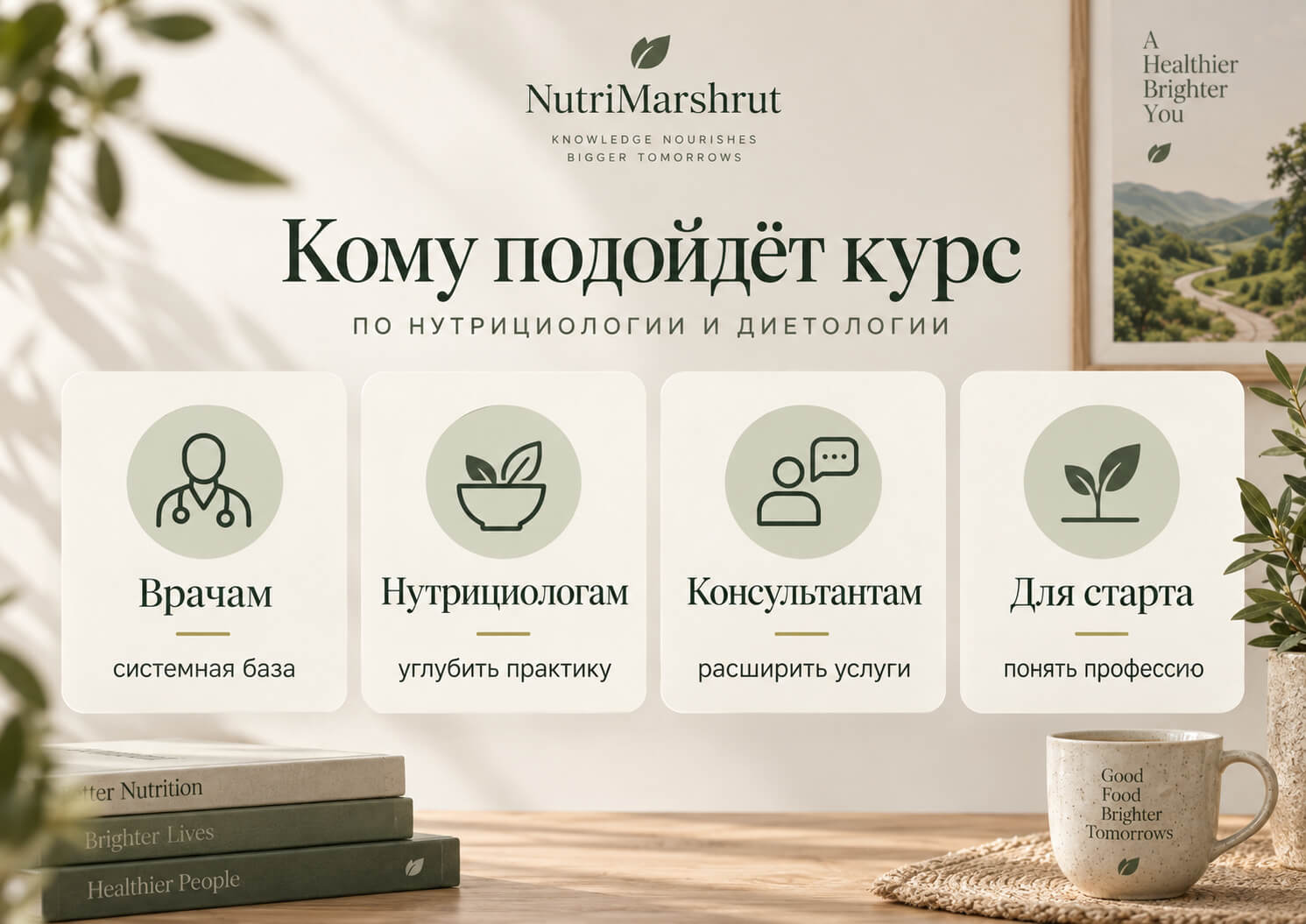 Кому подойдут курсы нутрициологии и диетологии