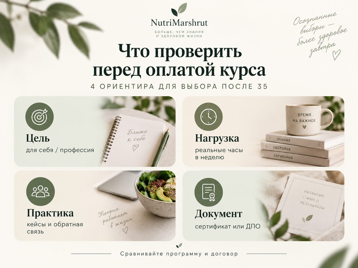 Курсы нутрициолога после 35 лет с нуля — обучение онлайн можно совмещать с работой и семьей