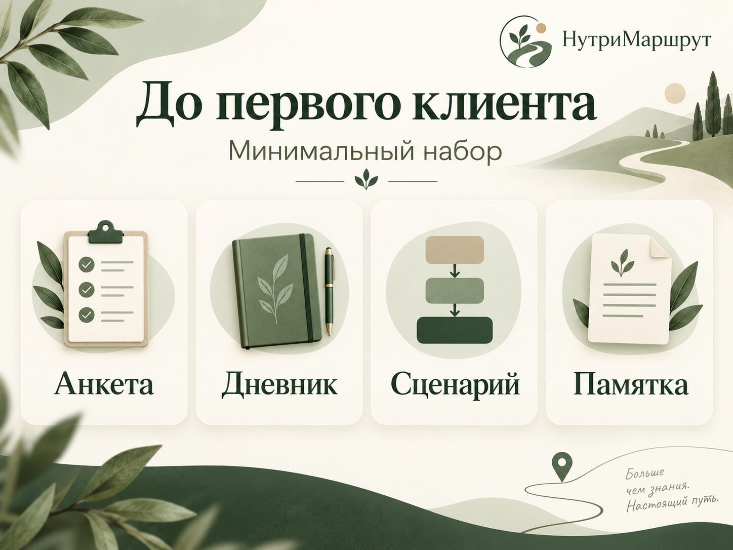 Первые 60 дней после обучения на нутрициолога: границы, инструменты, кейсы и платный старт